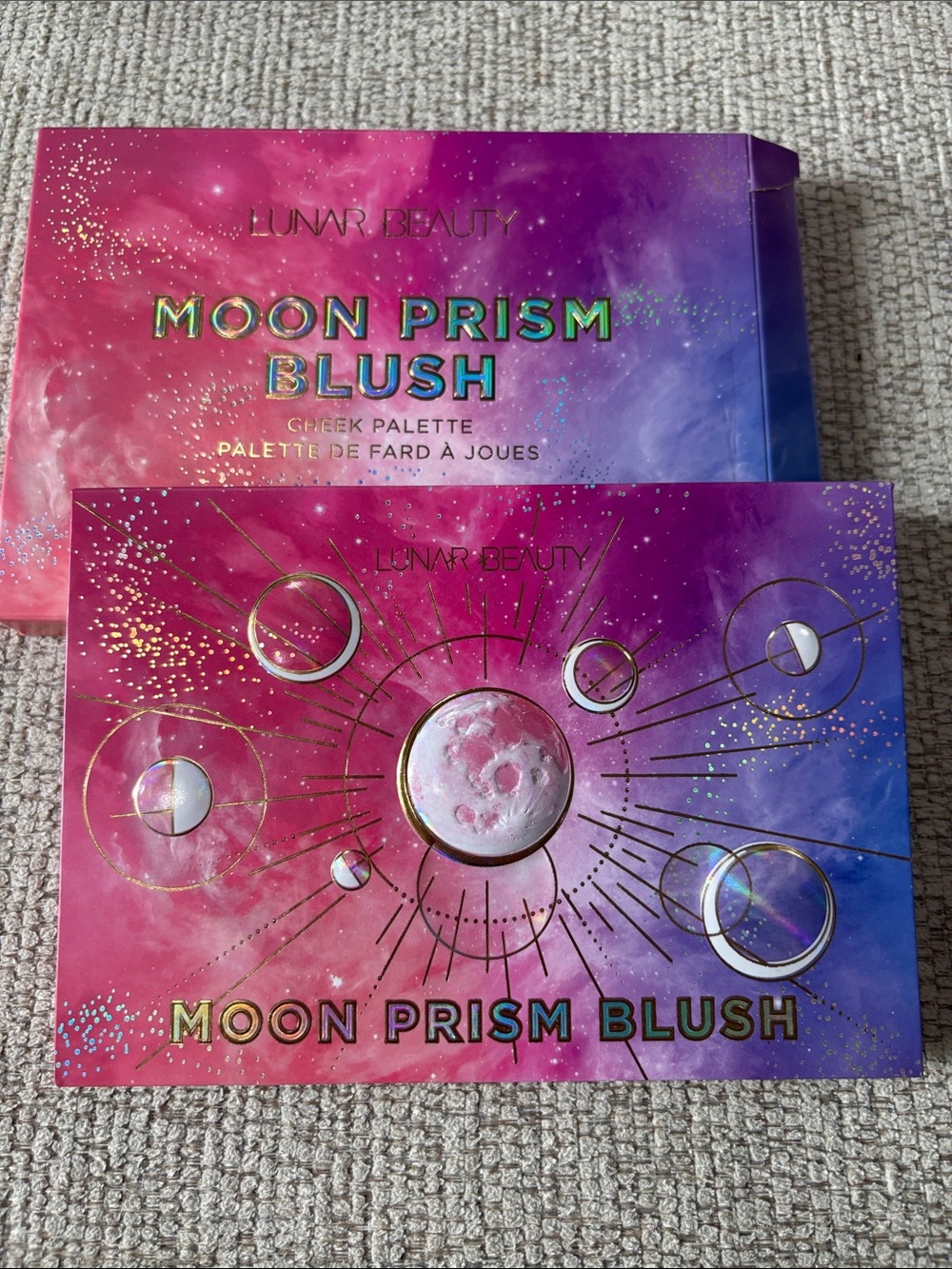 Lunar Beauty Moon Prism Blush Palette - Pink & Purple